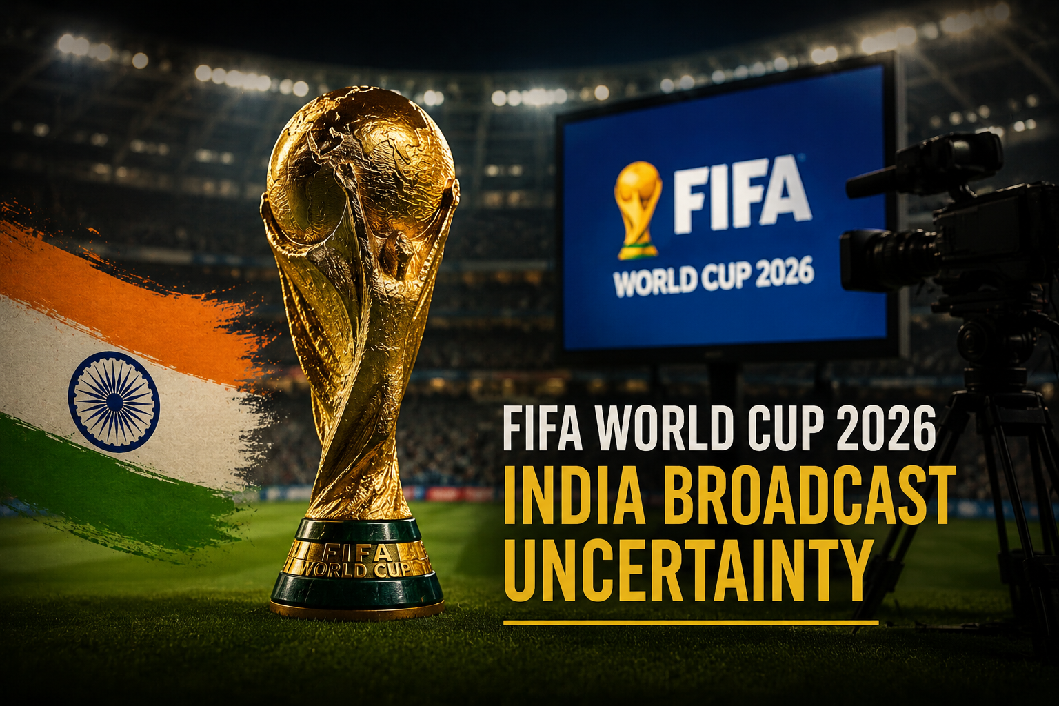 FIFA World Cup India Broadcast Uncertainty: 85 Million Indian Football Fans May Miss the Tournament