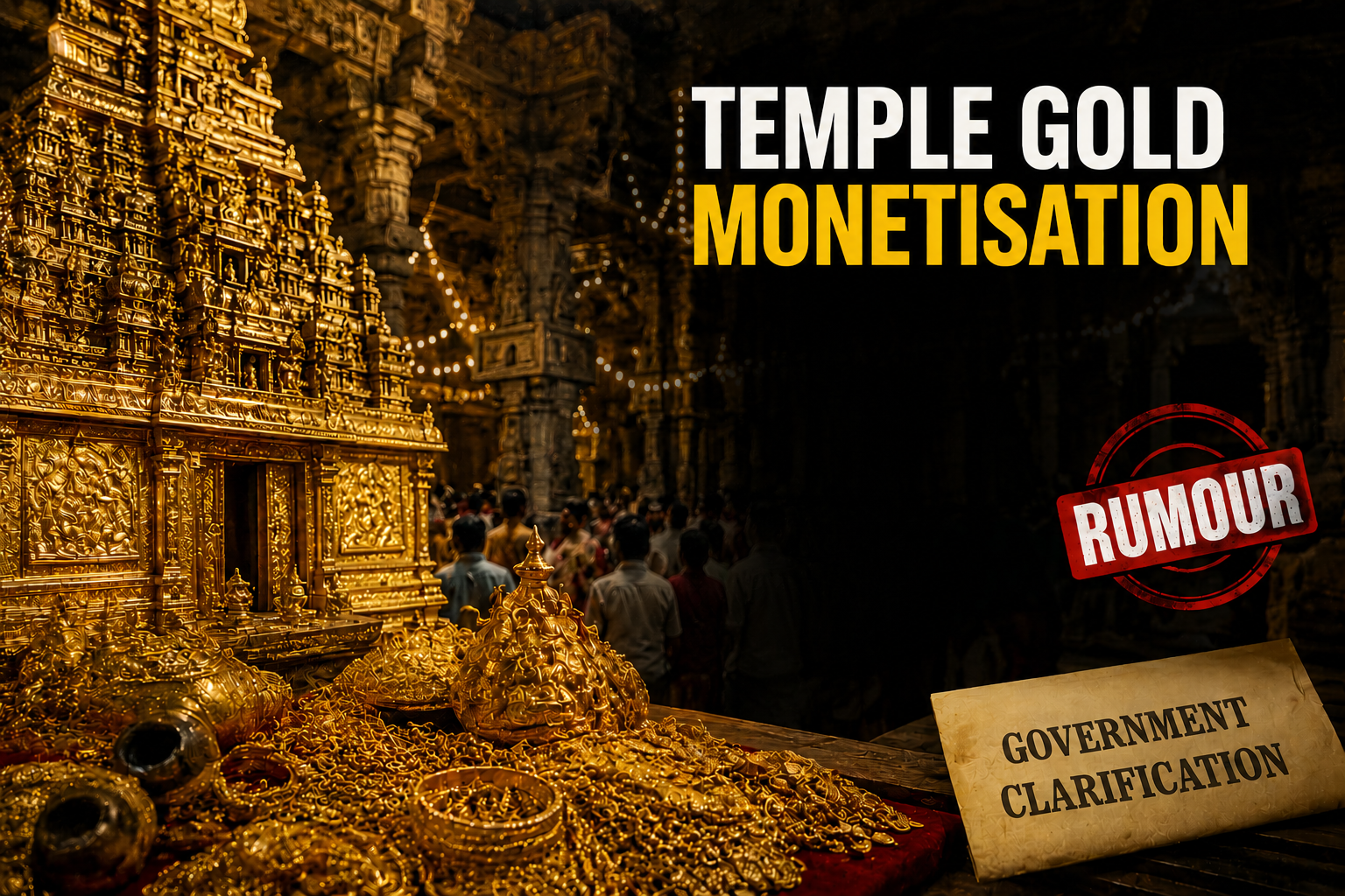 Temple Gold Monetisation Rumour: When Faith Meets Finance and Social Media Fuels Panic