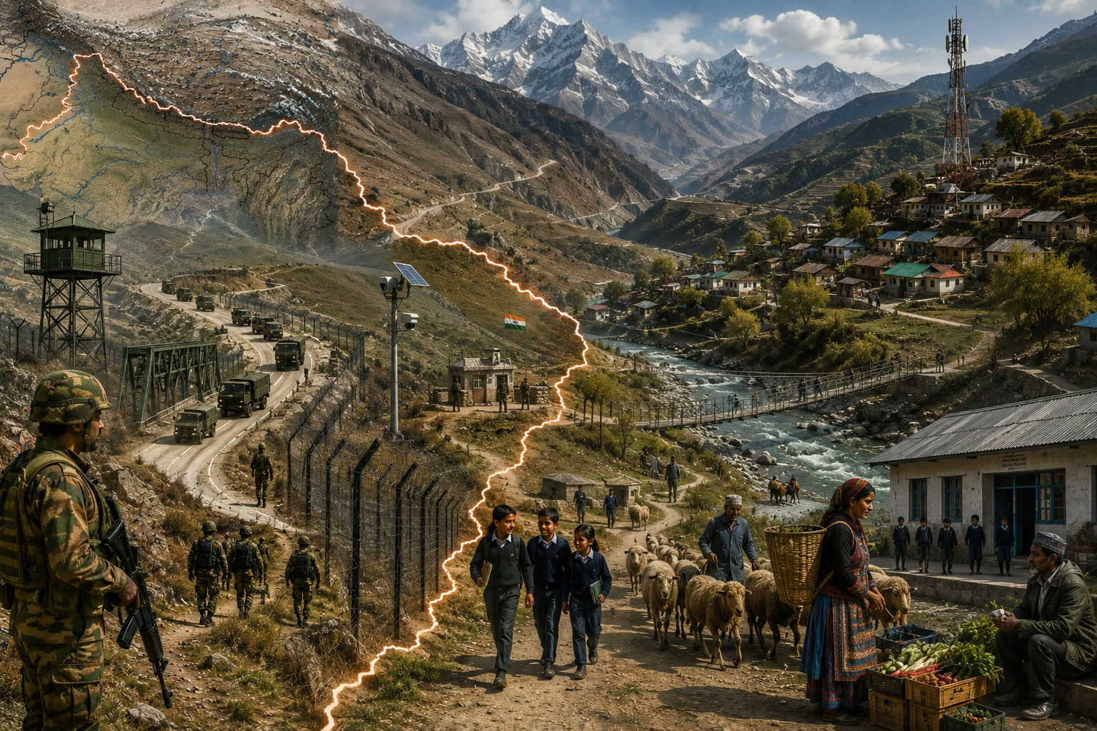 India's Borders Are Lines on Maps and Lives on the Ground