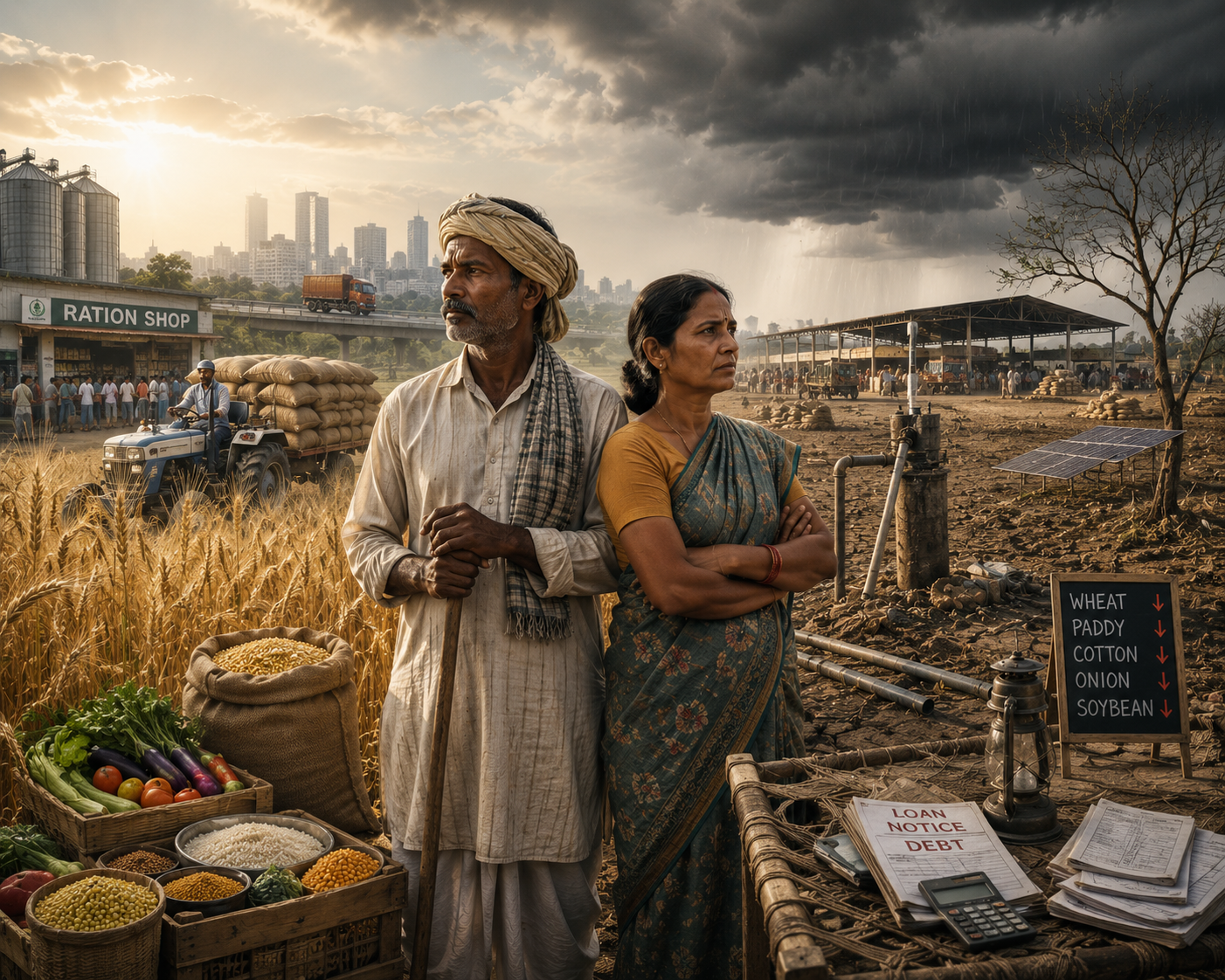 Indian Farming Feeds the Nation, but No Longer Feeds the Farmer