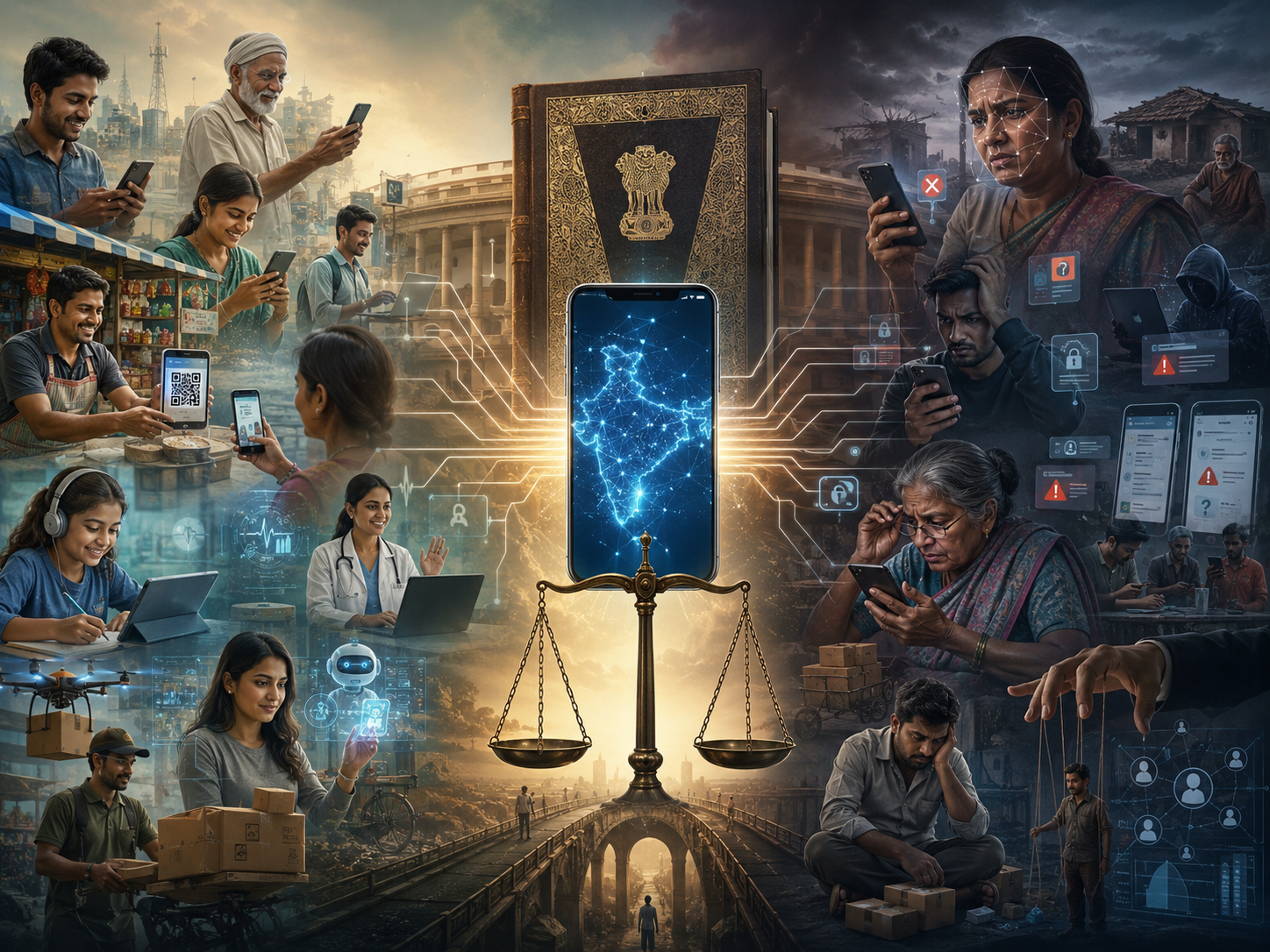 India's Digital Economy Promised Equality. It May Be Creating a New Divide