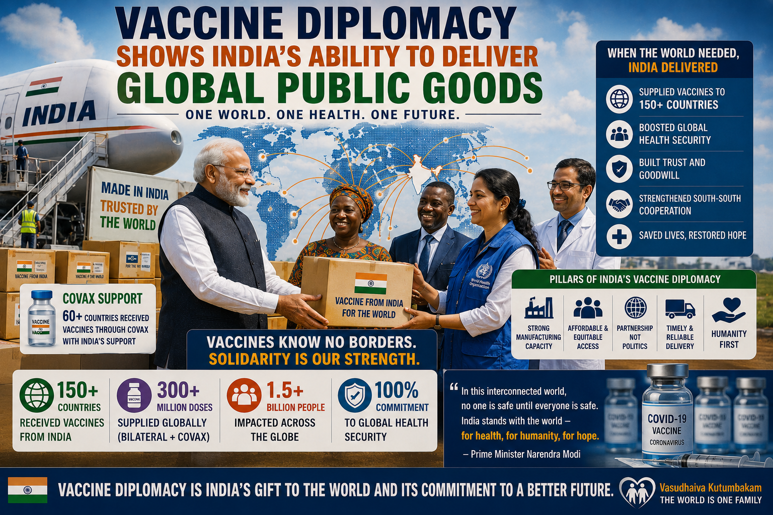 Vaccine Diplomacy Shows India’s Ability to Deliver Global Public Goods