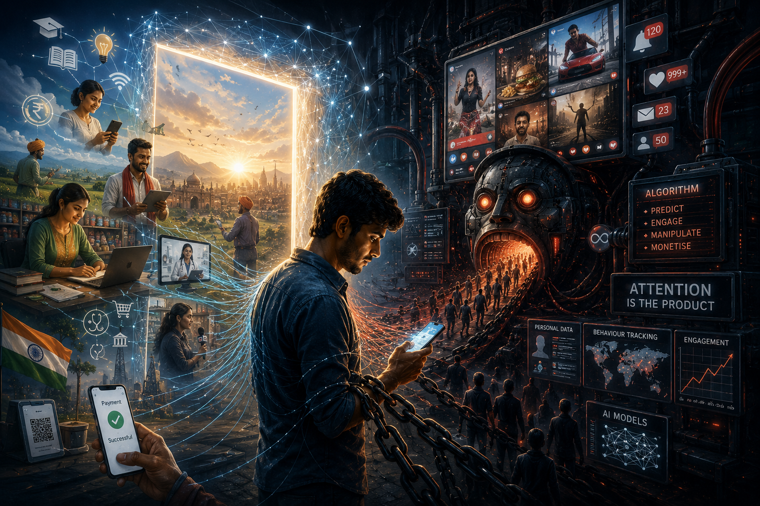 The Internet Gave Humanity Freedom, and Then Sold Its Attention