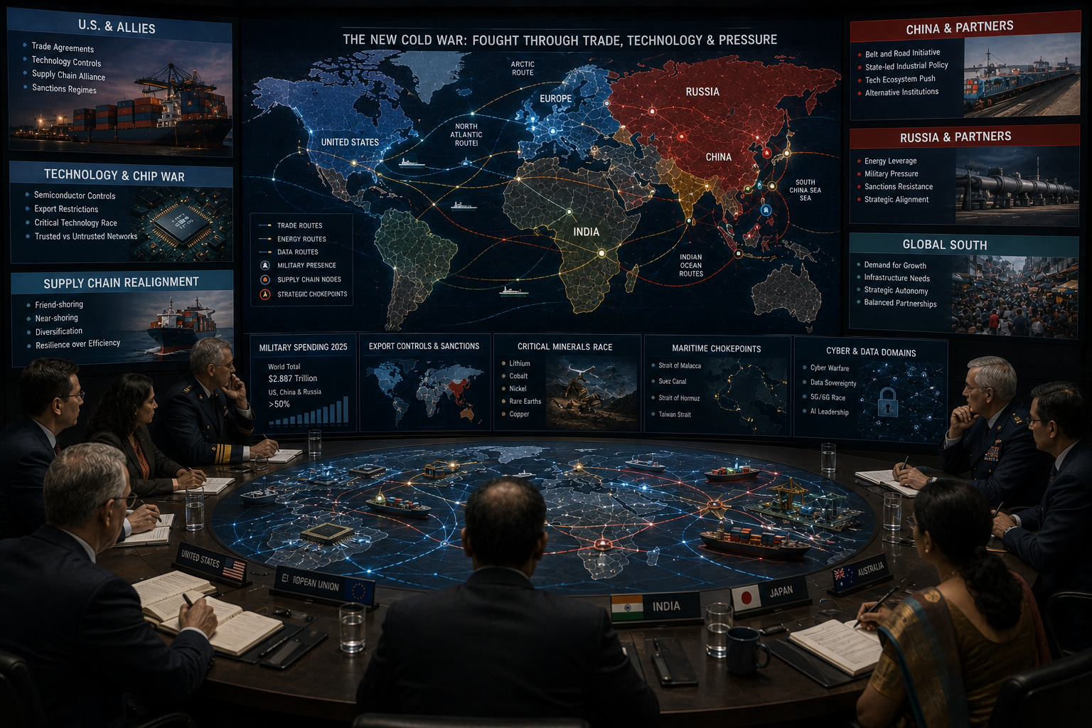 The New Cold War Is Being Fought Through Trade, Tech and Territory
