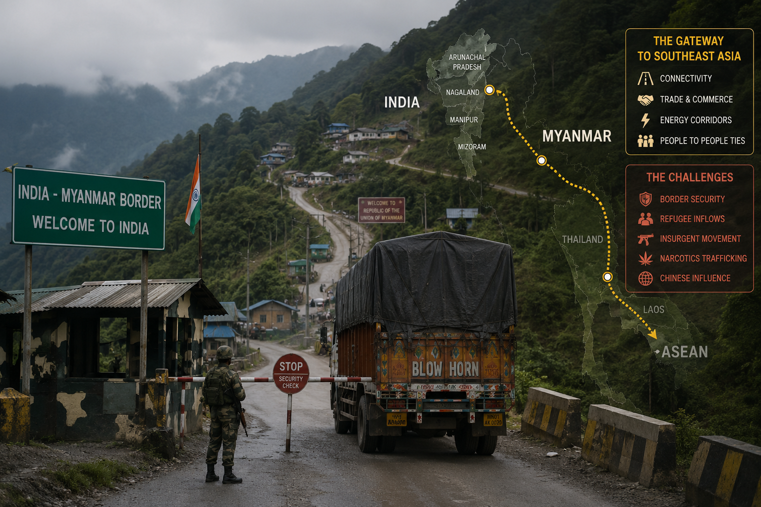 Myanmar Crisis Puts India’s Security and Act East Policy Under Pressure