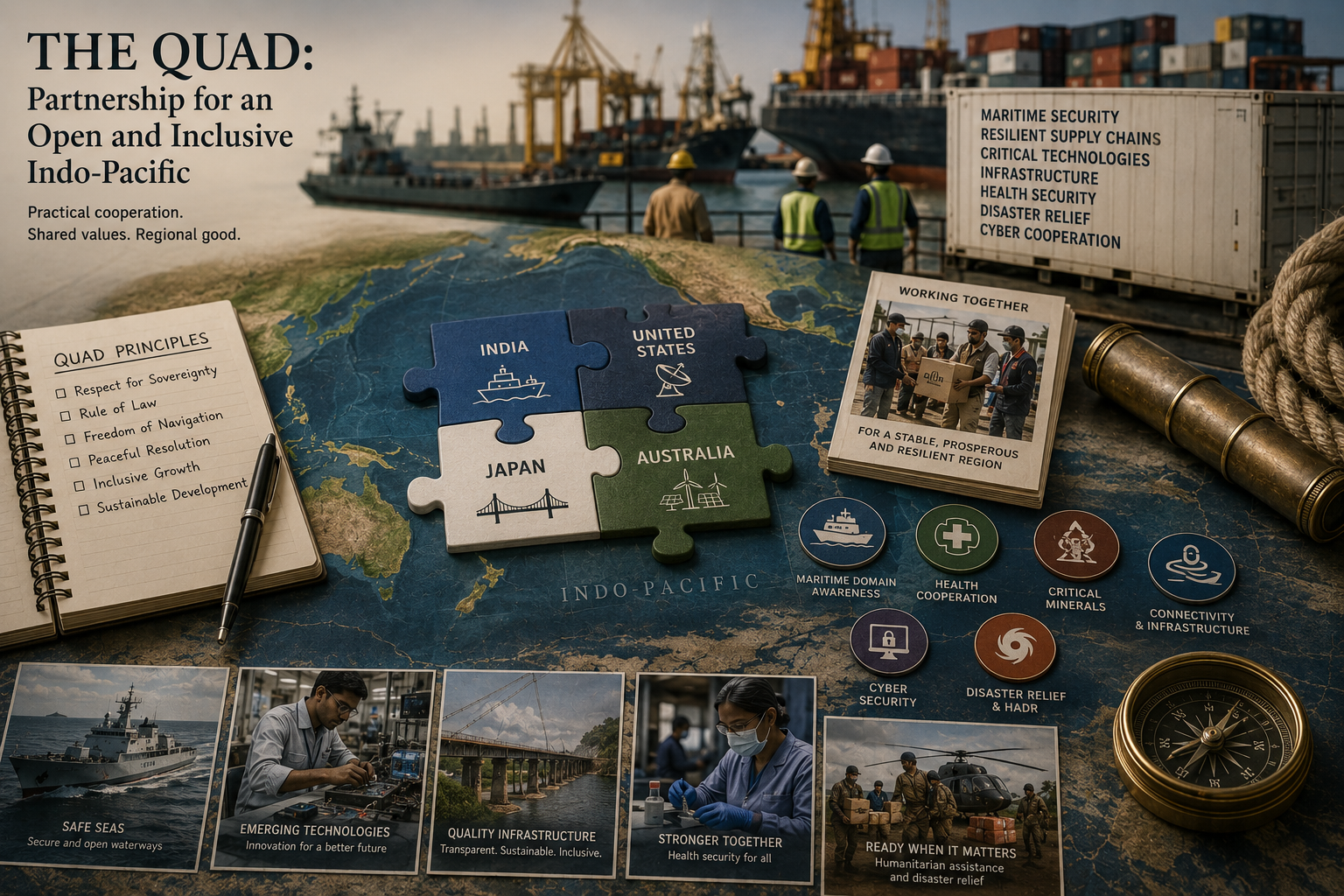 Quad Evolves From Security Dialogue to Strategic Partnership