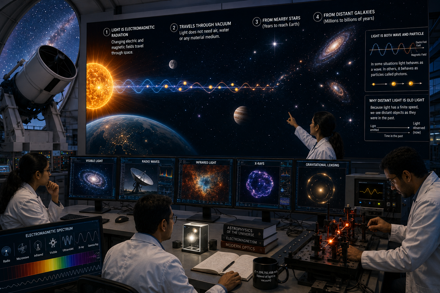 How Light Travels Through Space