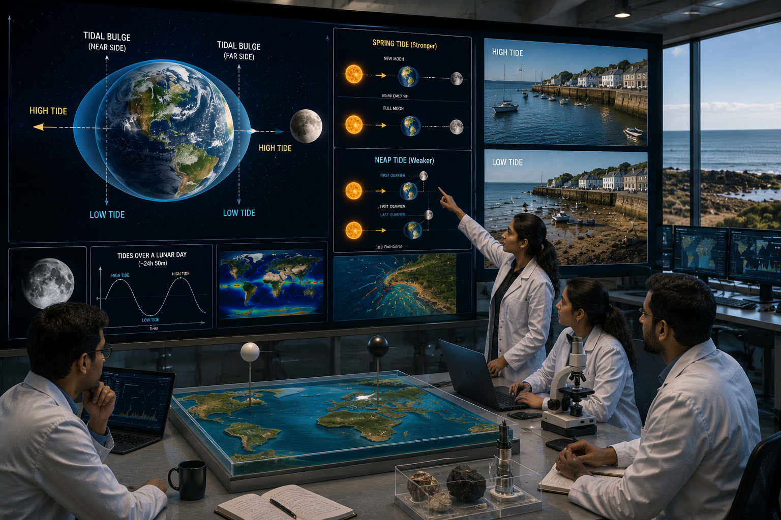 How Tides Are Controlled by the Moon