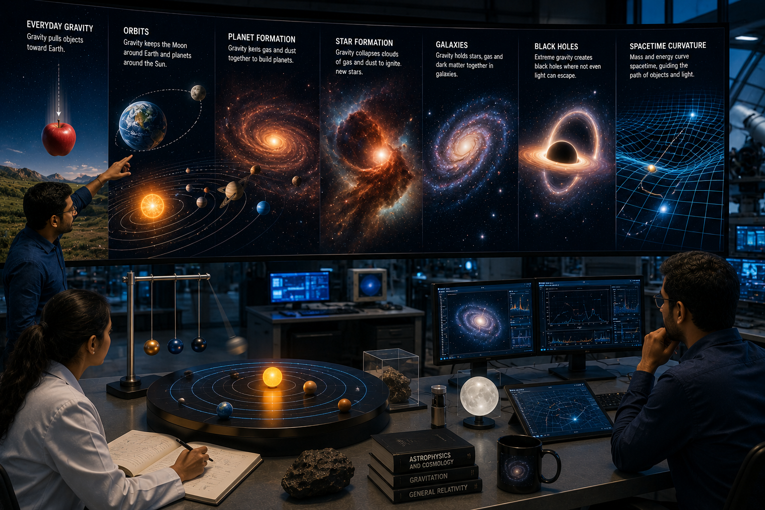 How Gravity Shapes the Universe