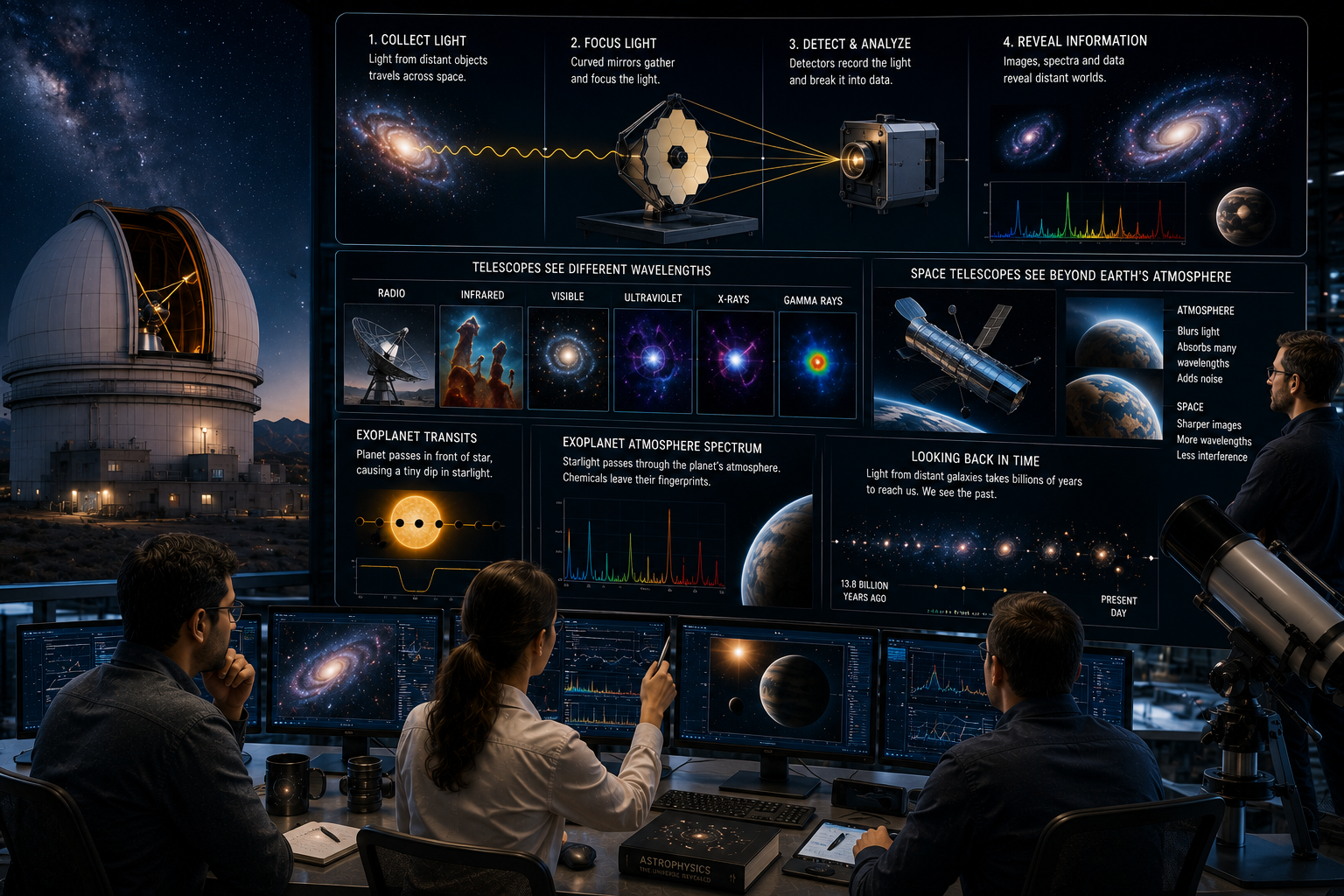 How Telescopes See Distant Worlds