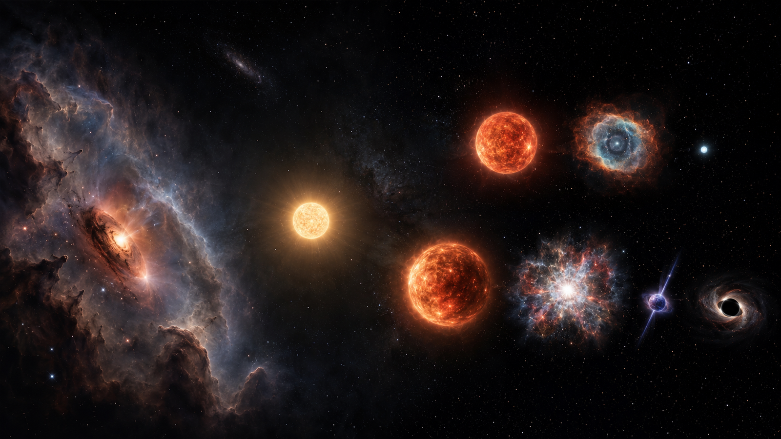 How Stars Are Born and Die: A Comprehensive Overview
