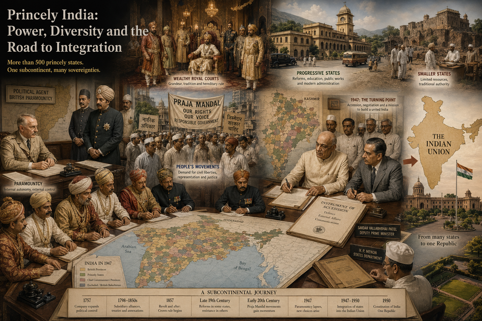 The Role of Princely States in Indian Unity