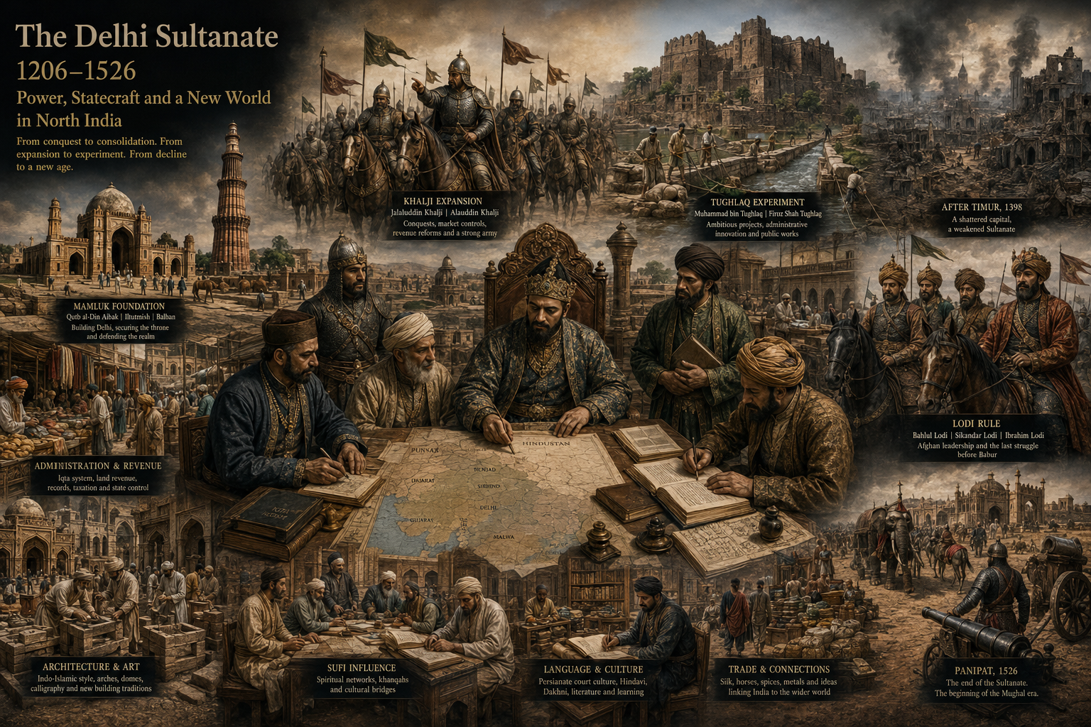 The History of the Delhi Sultanate