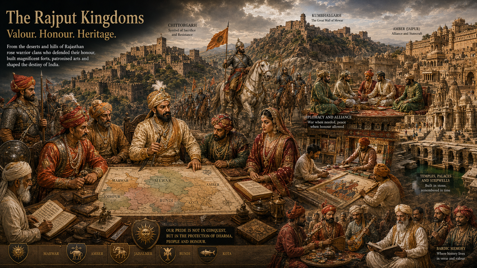 The Rajput Kingdoms and Their Valour
