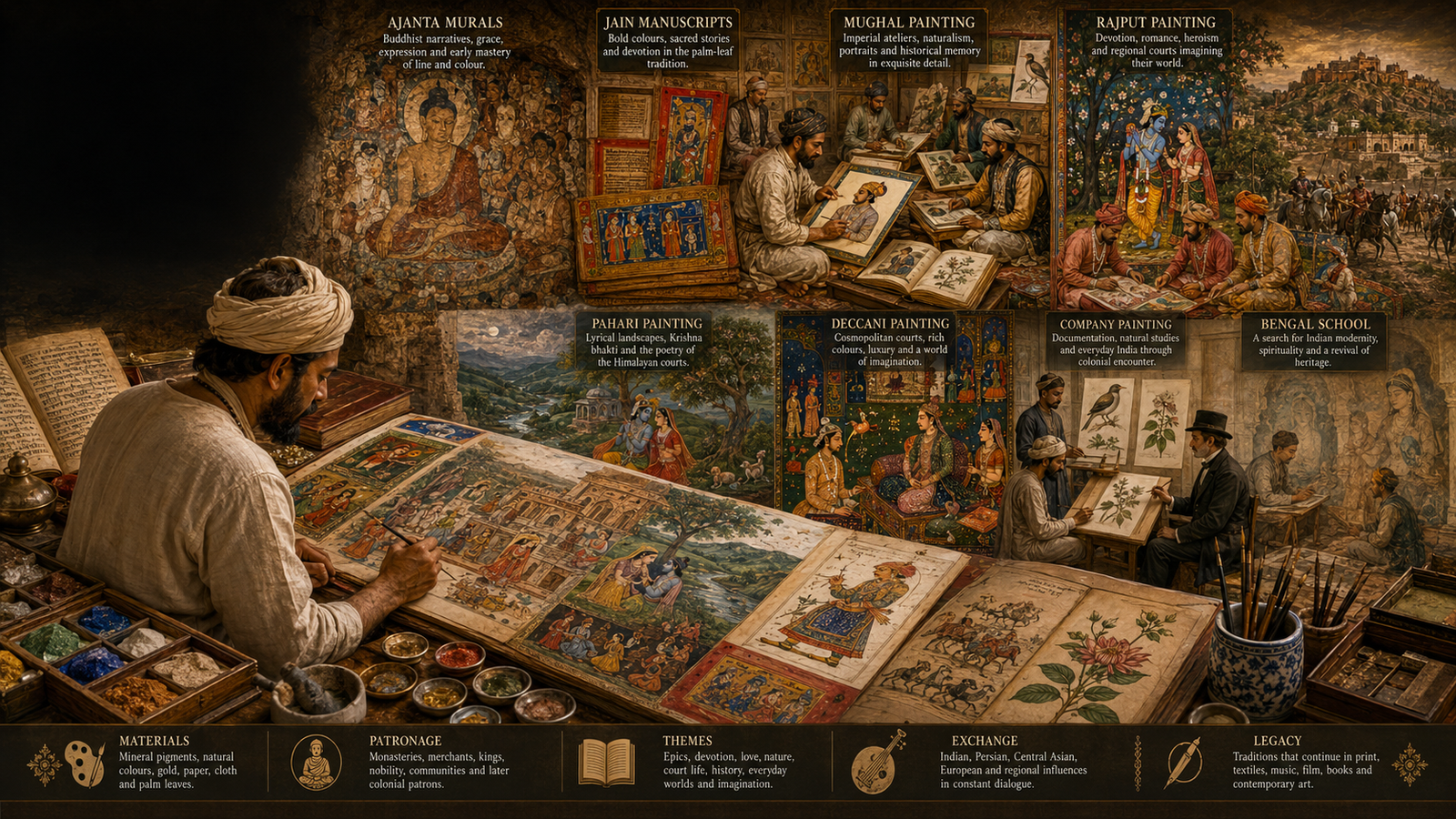 The History of Indian Painting Schools