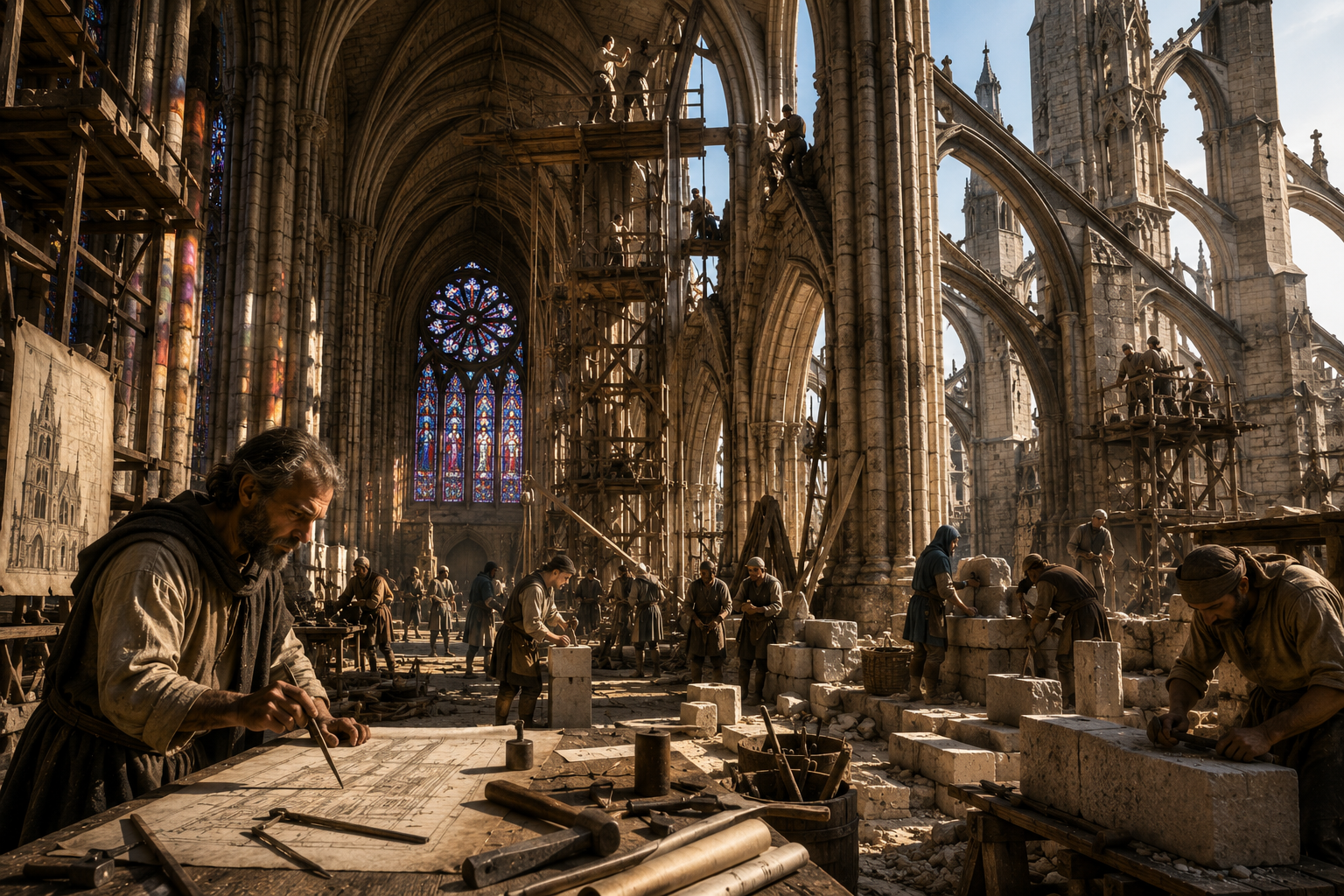 The Architecture of Gothic Cathedrals