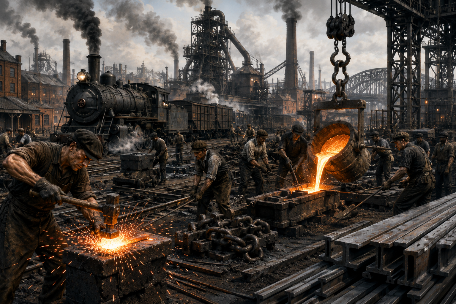 The History of Iron and Steel: Origins and Evolution