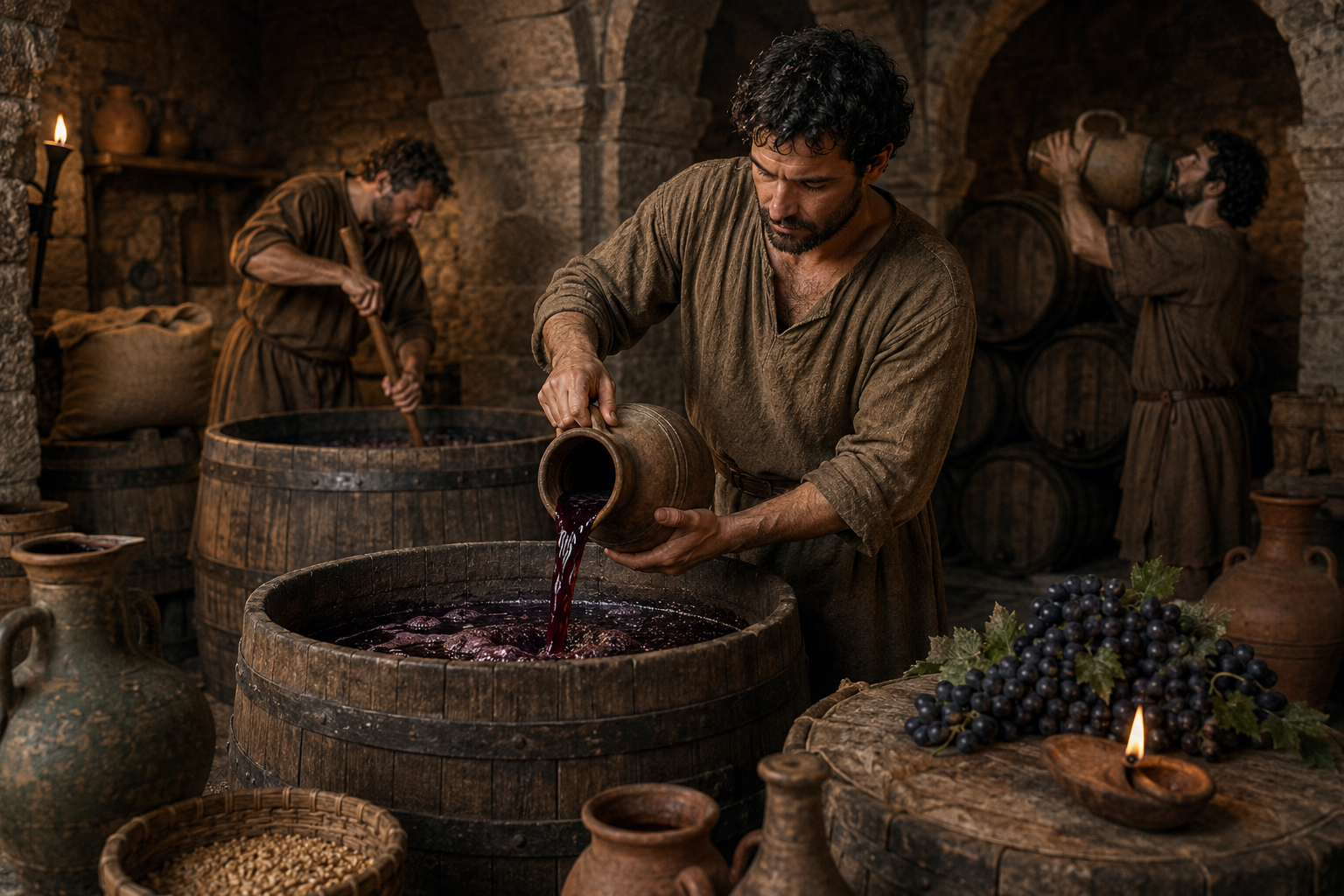 The History of Wine and Beer: Origins and Evolution