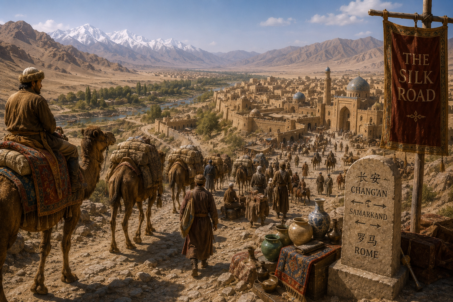 How the Silk Road Connected the World