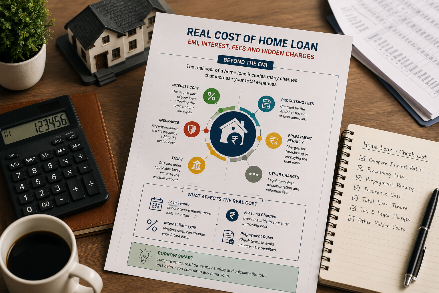 Real Cost of Home Loan: EMI, Interest, Fees and Hidden Charges
