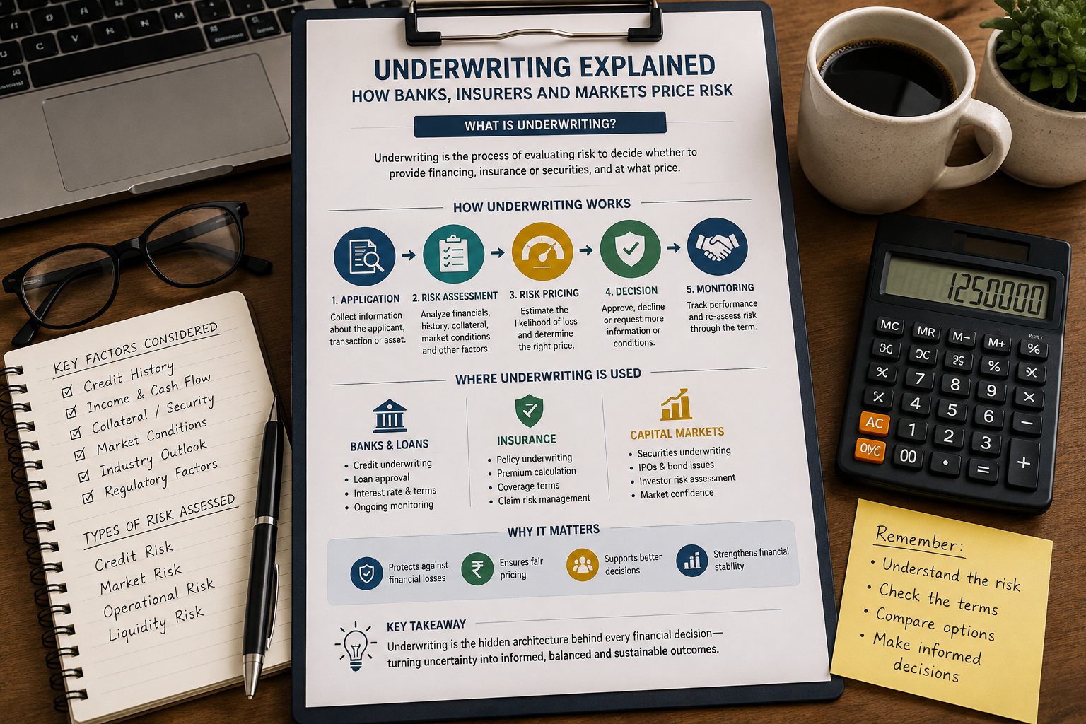 Underwriting Explained: How Banks, Insurers and Markets Price Risk