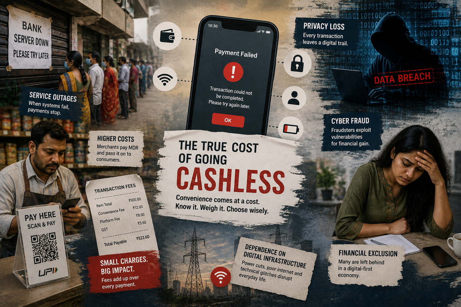 Cost of Going Cashless: Fees, Fraud, Privacy and Hidden Risks