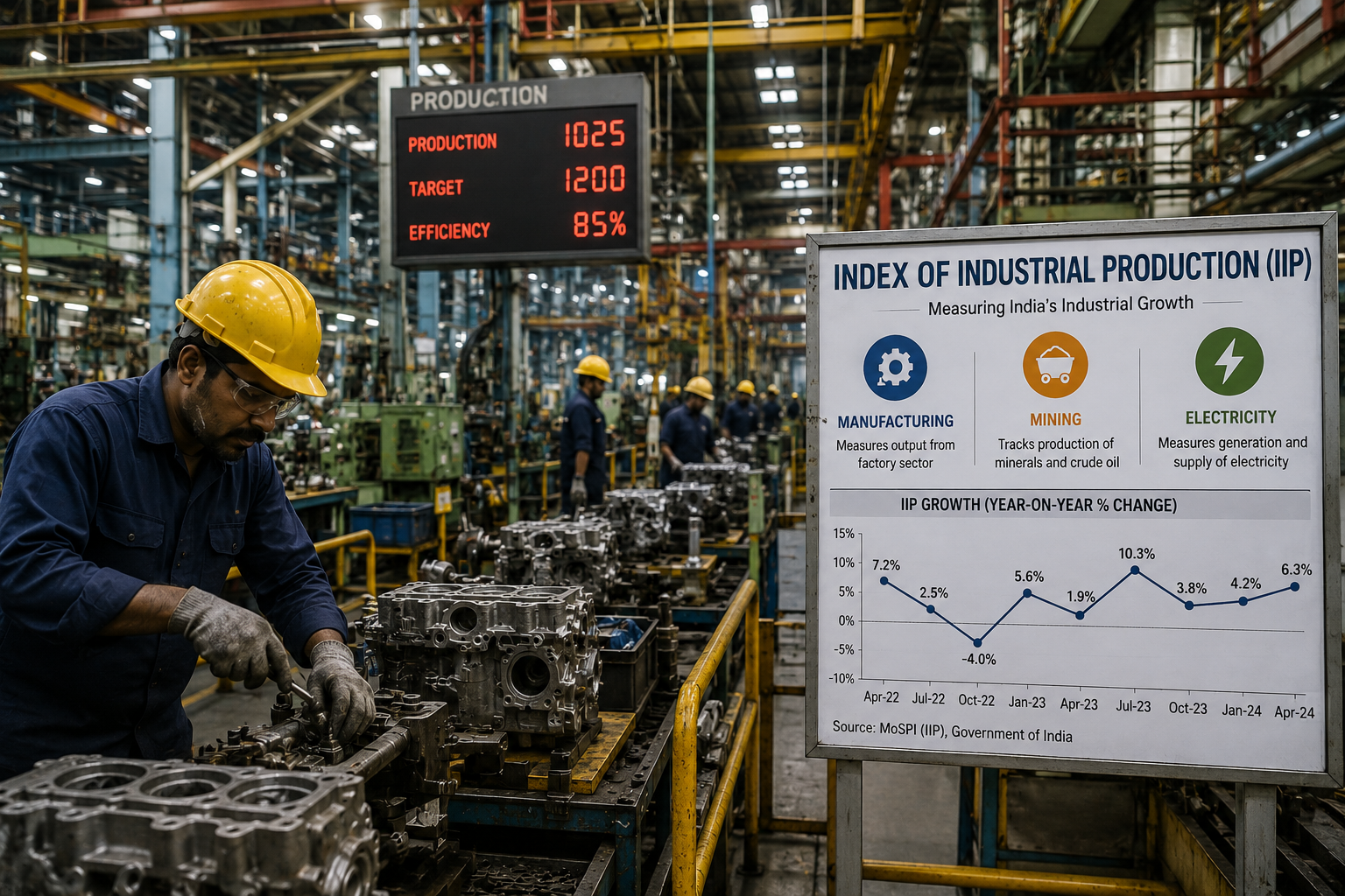 Index of Industrial Production: Meaning, Components and Why IIP Matters