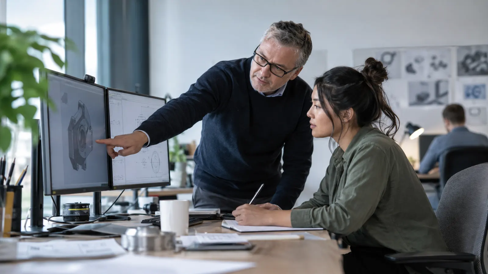 Professional improving a difficult skill with focused practice and expert feedback