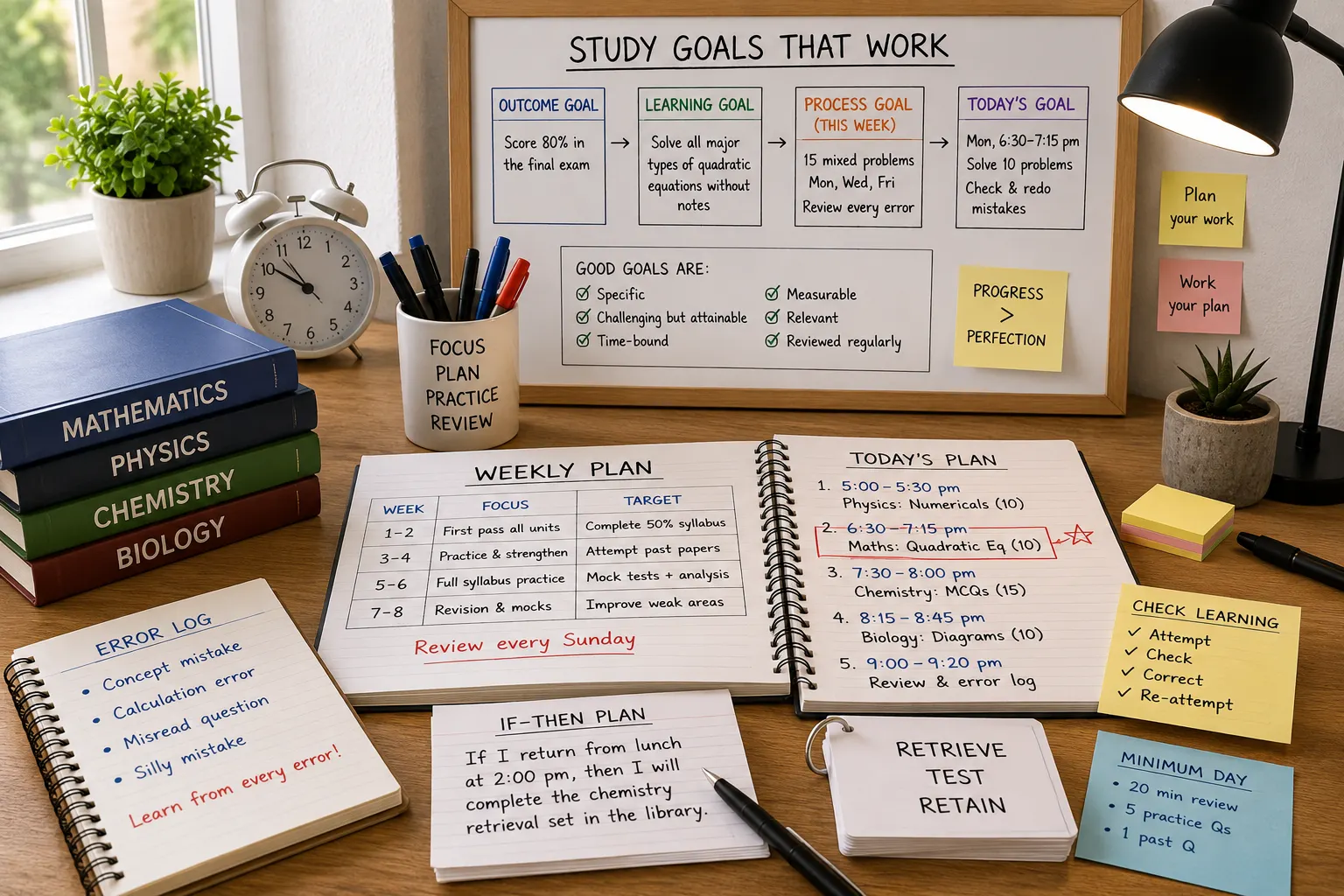 How to Set Achievable Study Goals That Turn Into Action