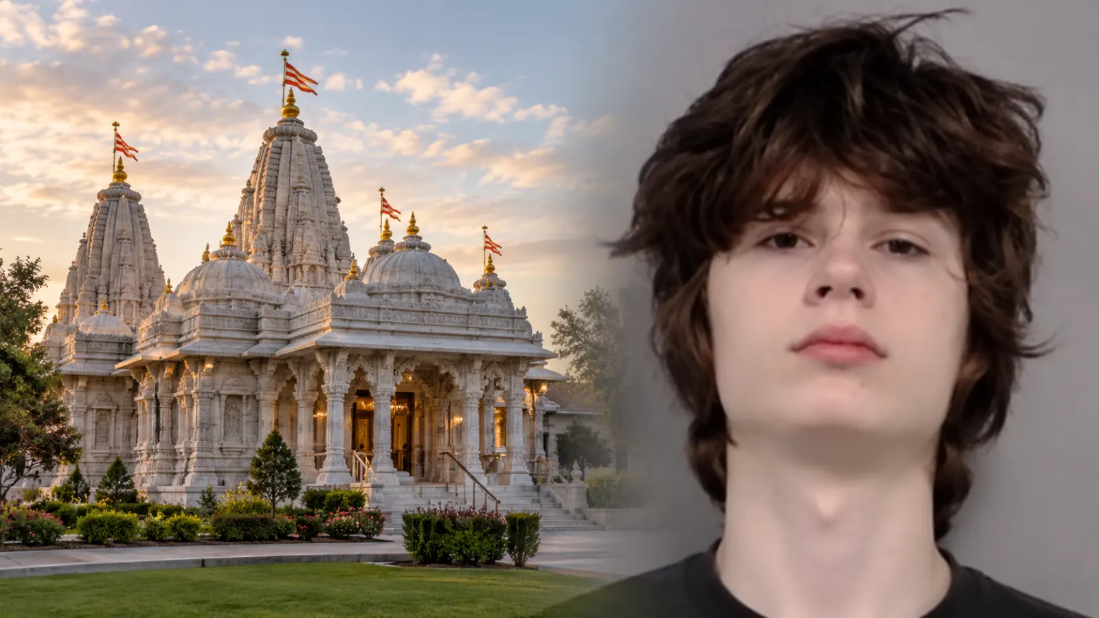 Police investigate an alleged mass-shooting plot targeting a Hindu place of worship in Aurora, Illinois, after a 19-year-old suspect was arrested.