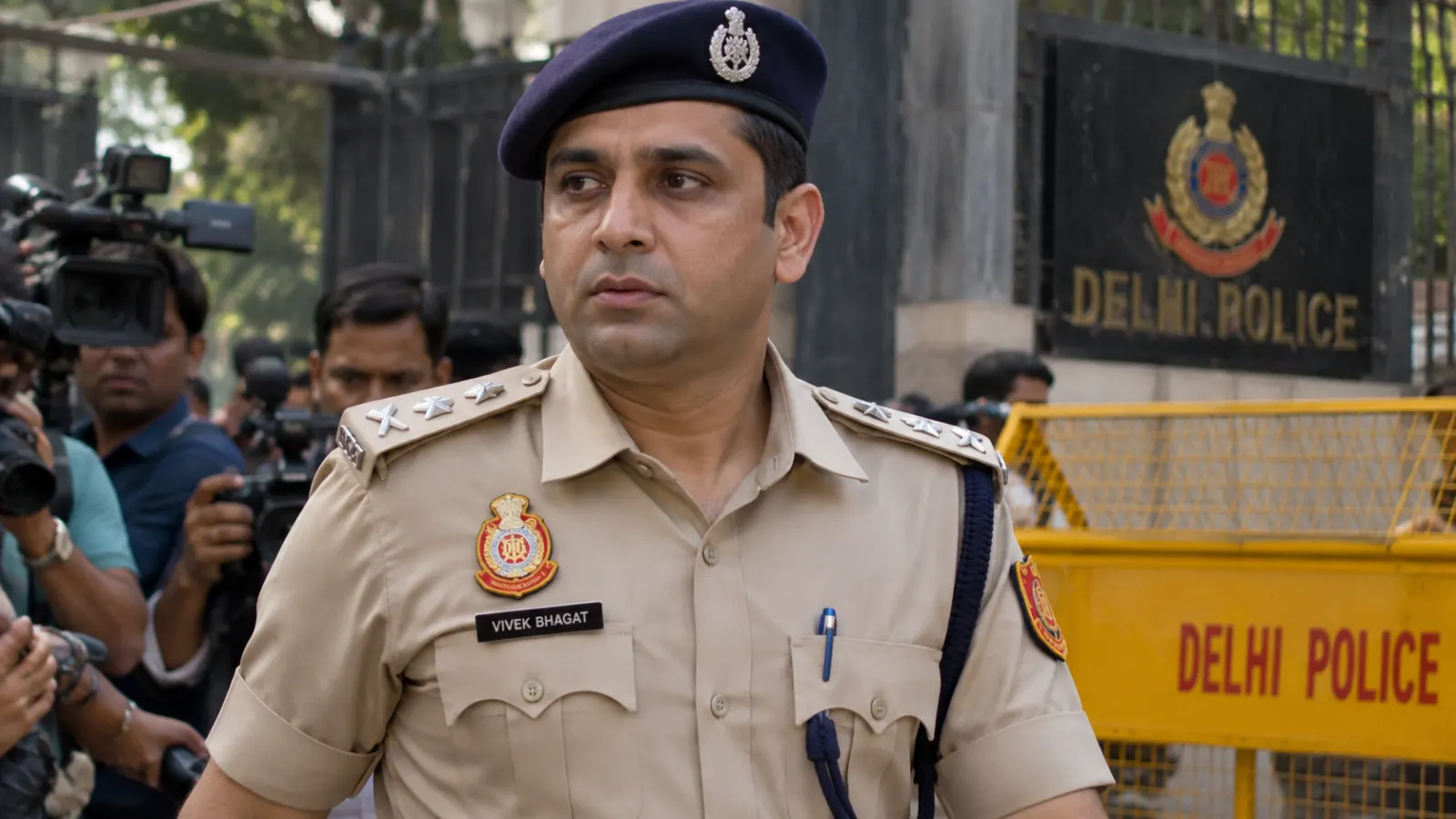 Delhi Police officer Vivek Bhagat amid scrutiny after his additional DCP charge was put on hold during a harassment inquiry.