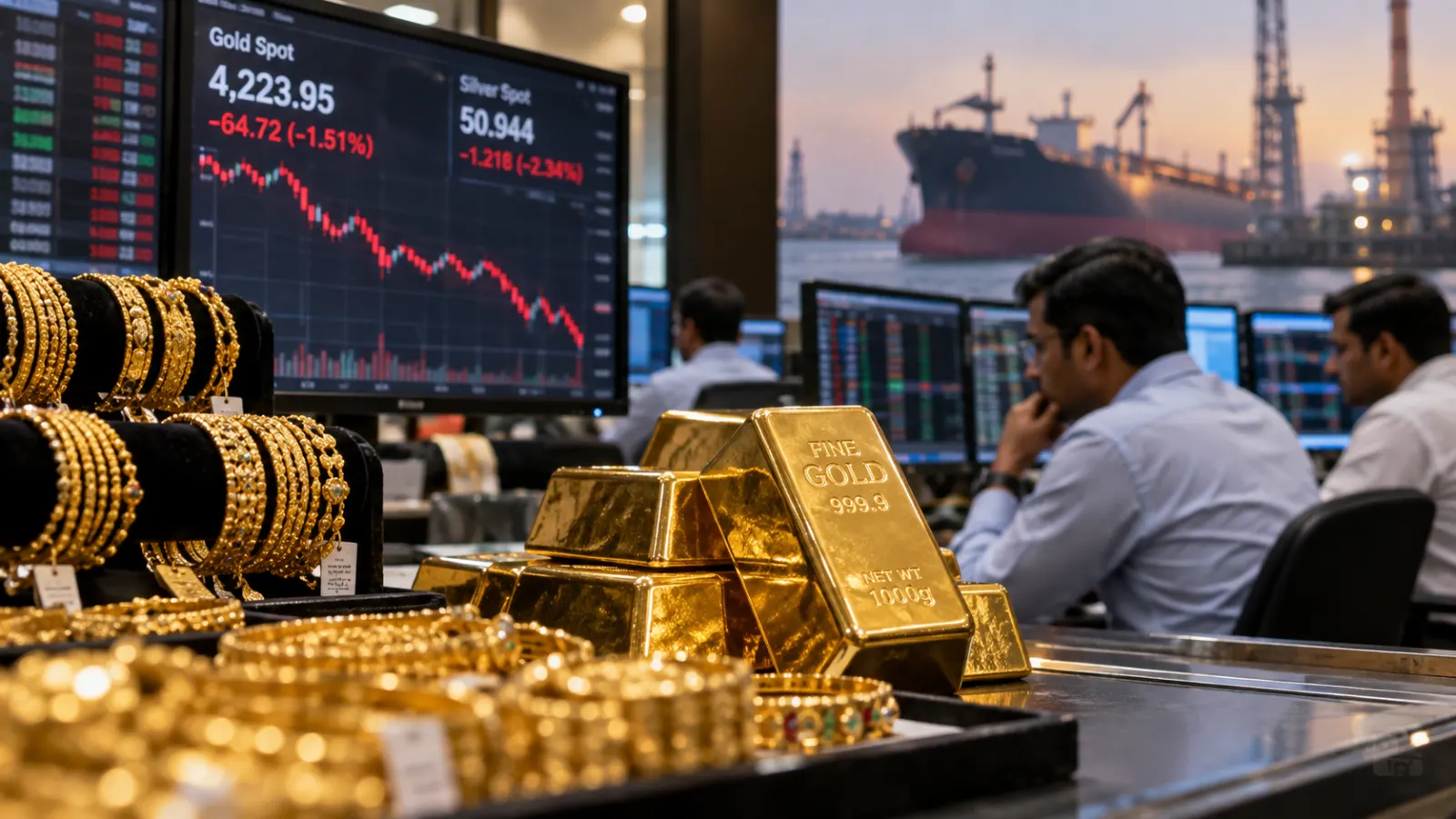 Why Gold Prices Are Falling as Oil and Rate-Hike Fears Rise